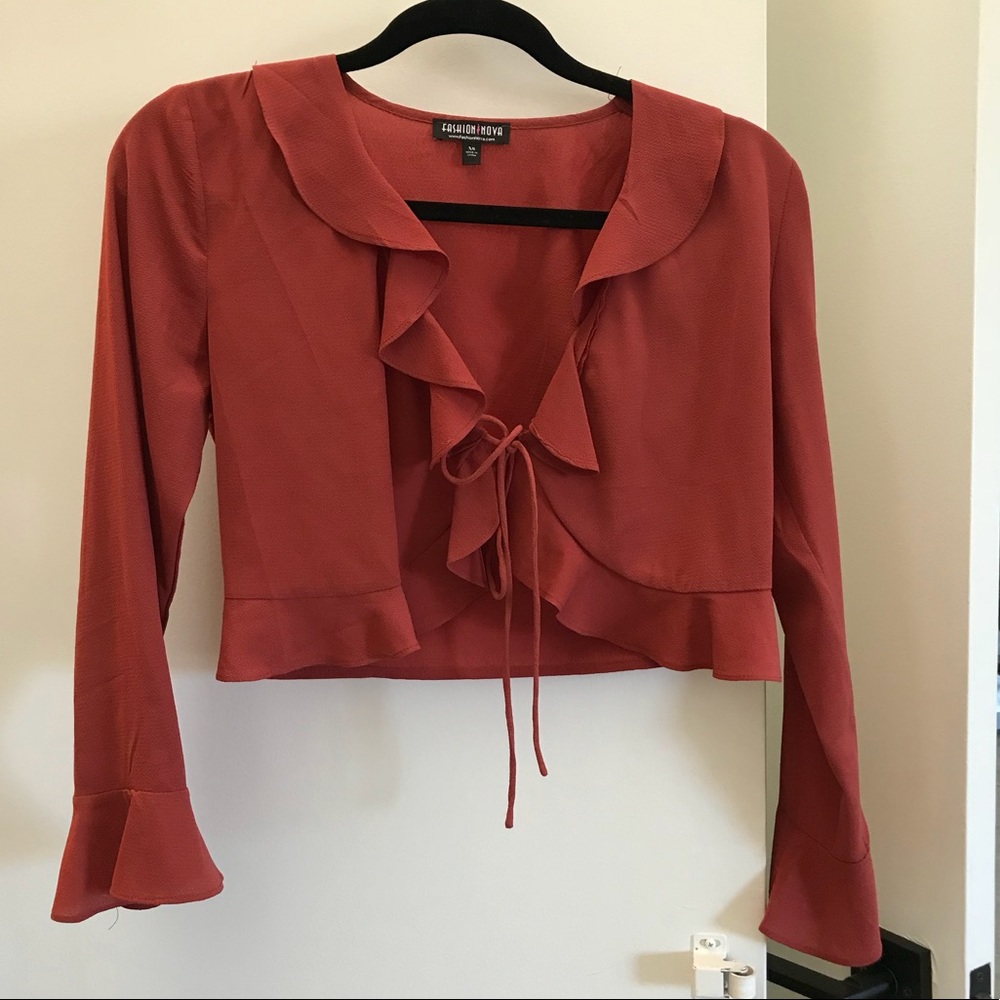 Burnt red top